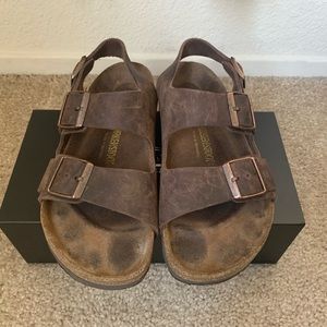 Birkenstock Milano (oiled leather habana)